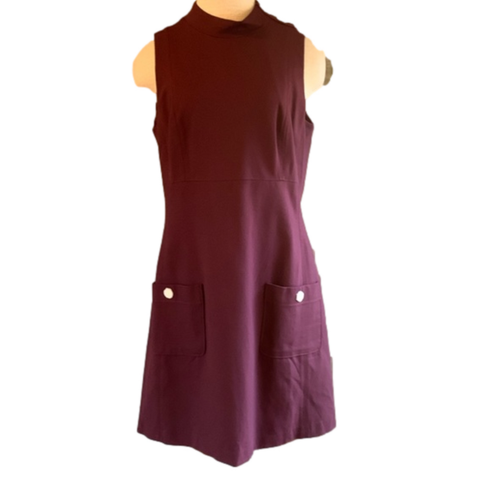 WHBM sz 14 deep purple dress NWOT